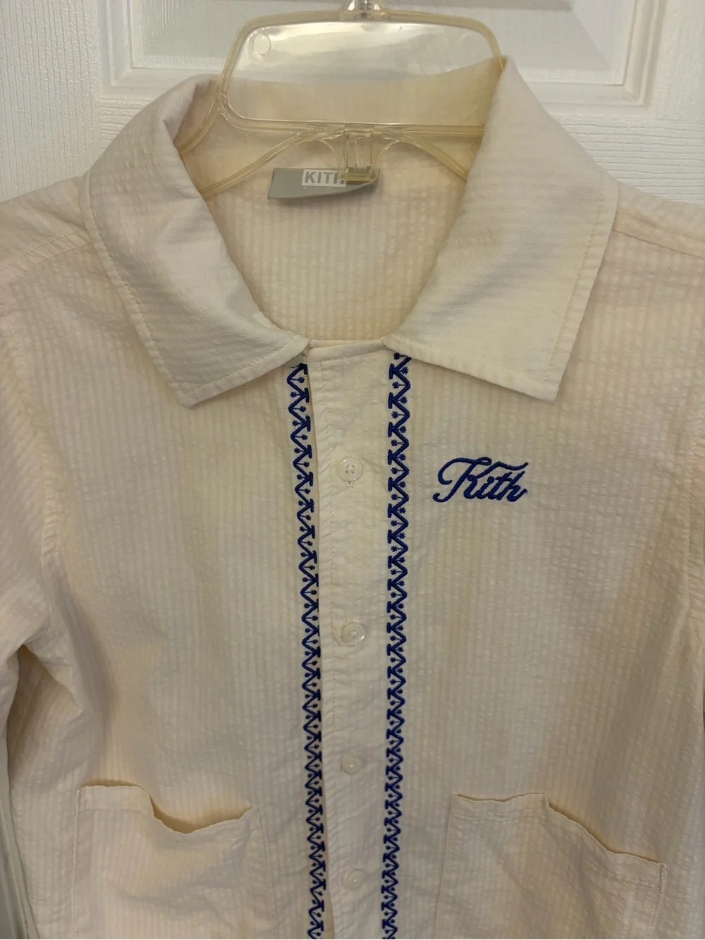 Kith Kids Pre-Summer 2024 Embroidered Seersucker Set